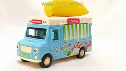 ماشین اسباب بازی کامیون همبرگر(Y66) قرمز فروشگاه اینترنتی پیام کالا