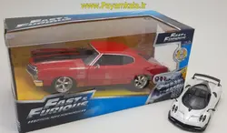 ماکت فلزی شورلت شول سوپراسپرت بزرگ (1:24) (CHEVROLET CHEVELLE SS 396 1966 BY MAISTO DESIGN) آبی