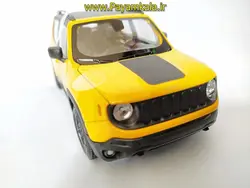 ماکت جیپ بزرگ 1:24 (JEEP RENEGADE TRAILHAWK BY WELLY) زرد
