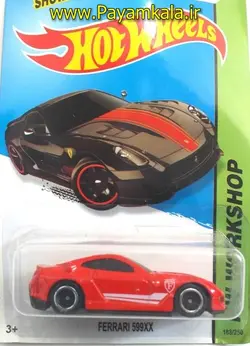 ماشین بازی هات ویلز مدل (FERRARI 599XX) فروشگاه پیام کالا ارسال سریع