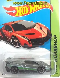 ماشین بازی هات ویلز مدل (LAMBORGHINI VENENO) فروشگاه پیام کالا ارسال سریع