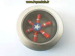 اسباب بازی اسپینر طرح 2 کاپیتان آمریکا قرمز فروشگاه پیام کالا فروشنده انواع لگو در کشور