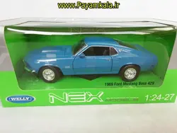 ماکت ماشین فلزی فورد موستانگ بزرگ (1:24) (1969 FORD MUSTANG BOSS 429)