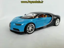 ماکت ماشین فلزی بوگاتی شیرون بزرگ (1:24) (BUGATTI CHIRON) (BY WELLY)