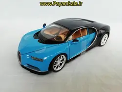 ماکت ماشین فلزی بوگاتی شیرون بزرگ (1:24) (BUGATTI CHIRON) (BY WELLY)