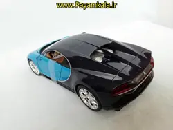 ماکت ماشین فلزی بوگاتی شیرون بزرگ (1:24) (BUGATTI CHIRON) (BY WELLY)