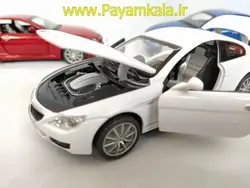ماکت فلزی ماشین عقب کش موزیکال چراغدار اسباب بازی ب ام و (BMW M6 BY DIECAST REPLICA)