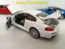 ماکت فلزی ماشین عقب کش موزیکال چراغدار اسباب بازی ب ام و (BMW M6 BY DIECAST REPLICA)