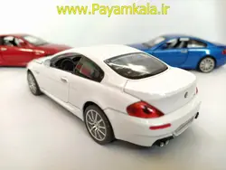 ماکت فلزی ماشین عقب کش موزیکال چراغدار اسباب بازی ب ام و (BMW M6 BY DIECAST REPLICA)