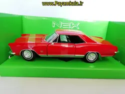 ماکت فلزی بیوک ریویرا (1:24) ) (1965) ( BUICK RIVIERA BY WELLY) قرمز.