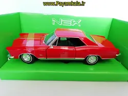 ماکت فلزی بیوک ریویرا (1:24) ) (1965) ( BUICK RIVIERA BY WELLY) قرمز.