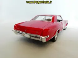 ماکت فلزی بیوک ریویرا (1:24) ) (1965) ( BUICK RIVIERA BY WELLY) قرمز.
