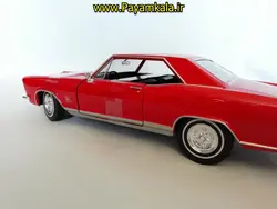 ماکت فلزی بیوک ریویرا (1:24) ) (1965) ( BUICK RIVIERA BY WELLY) قرمز.