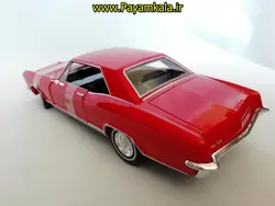 ماکت فلزی بیوک ریویرا (1:24) ) (1965) ( BUICK RIVIERA BY WELLY) قرمز.