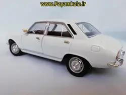 ماکت ماشین اسباب بازی پژو 504 بزرگ (1:24) (WELLY)(PEUGEOT 504 1968) سفید