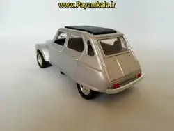 ماکت اسباب بازی ماشین فلزی ژیان چراغ چشمک زن نقره ای : فروش اینترنتی ماکت ماشین فلزی