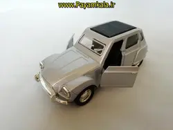 ماکت اسباب بازی ماشین فلزی ژیان چراغ چشمک زن نقره ای : فروش اینترنتی ماکت ماشین فلزی