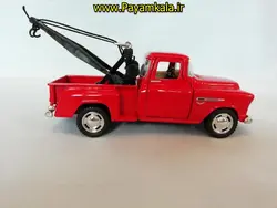 ماکت ماشین اسباب بازی وانت شورلت جرثقیل دار (1955 CHEVY 3100 STEPSIDE TOW TRUCK)