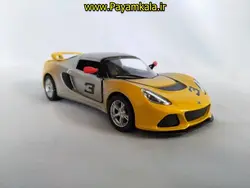 (طرح جدید) ماکت ماشین اسباب بازی فلزی لوتوس (Lotus Exige BY KINSMART)