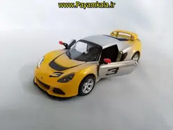 (طرح جدید) ماکت ماشین اسباب بازی فلزی لوتوس (Lotus Exige BY KINSMART)