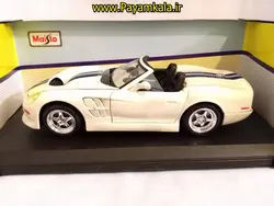 ماکت شلبی بزرگ (1:18) مدل SHELBY SERIES ONE BY MAISTO سفید اسپرت