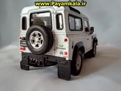 ماکت فلزی ماشین اسباب بازی لندروردیفندر (Land Rover Defender) بزرگ 1:24