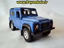 ماکت ماشین فلزی لندروردیفندرآبی(LAND ROVER )فروش انواع ماشین فلزی ماکت اسباب بازی