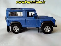ماکت ماشین فلزی لندروردیفندرآبی(LAND ROVER )فروش انواع ماشین فلزی ماکت اسباب بازی