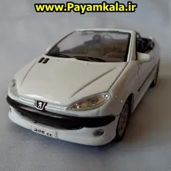 پژو 206 کروکی ( 1:32) ماکت ماشین فلزی عقب کش اسباب بازی خرید فروش انواع ماکت ماشین مرجع PEUGEOT