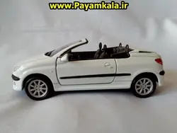 پژو 206 کروکی ( 1:32) ماکت ماشین فلزی عقب کش اسباب بازی خرید فروش انواع ماکت ماشین مرجع PEUGEOT