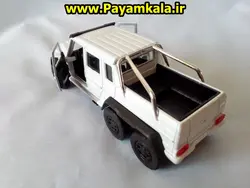 Mercedes-Benz G63 AMG 6X6 (آبی) ماکت ماشین فلزی اسباب بازی مرسدس بنز شاسی بلند 6 چرخ(1:32 WELLY)