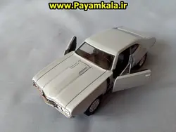 اولدزموبیل 442 ( 1:32 OLDSMOBILE WELLY) ماکت ماشین فلزی عقب کش اسباب بازی
