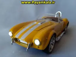 فورد شلبی کبری : خرید اینترنتی اسباب بازی ماشین عقب کش فورد شلبی کبری قدیمی رودستر چراغدار فلزی مدل ماکت
