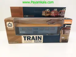ماکت قطار اسباب بازی فلزی (YD635) آبی