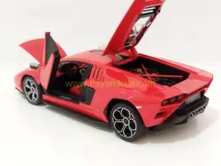 ماکت لامبورگینی کانتاش جعبه دار (LAMBORGHINI COUNTACH 2021 JLF)(1:24) قرمز