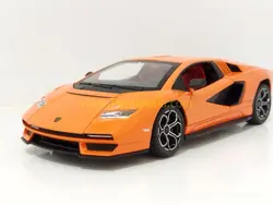 ماکت لامبورگینی کانتاش جعبه دار (LAMBORGHINI COUNTACH 2021 JLF)(1:24) نارنجی