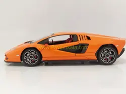 ماکت لامبورگینی کانتاش جعبه دار (LAMBORGHINI COUNTACH 2021 JLF)(1:24) نارنجی