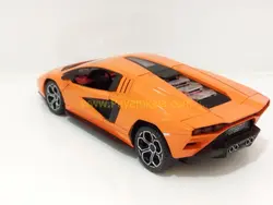 ماکت لامبورگینی کانتاش جعبه دار (LAMBORGHINI COUNTACH 2021 JLF)(1:24) نارنجی