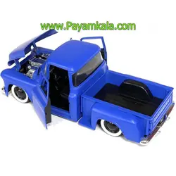 ماکت شورلت وانت (CHEVROLET 1955 STEPSIDE JADA)(1:24) آبی