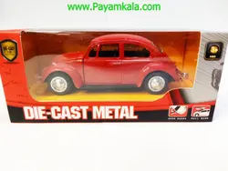 ماشین فلزی فولکس قورباغه جعبه دار (SL6610) قرمز