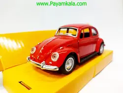 ماشین فلزی فولکس قورباغه جعبه دار (SL6610) قرمز