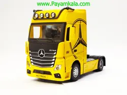 ماکت تریلی مرسدس-بنز آکتروس (BENZ ACTROS 1851)(1:24) زرد