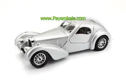 ماکت بوگاتی آتلانتیک (BUGATTI ATLANTIC) (BURAGO) نقره ای