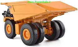 ماکت دامپتراک فلزی (MINING TRUCK 793D BY KDW) زرد