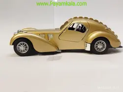 ماکت ماشین بوگاتی آتلانتیک (Bugatti Atlantic 1:28) طلایی