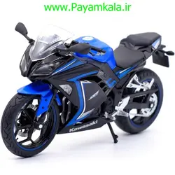 ماکت موتورسیکلت کاوازاکی نینجا (KAWASAKI NINJA SE)(AUTOMAXX 1:12) آبی