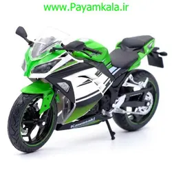 ماکت موتورسیکلت کاوازاکی نینجا (250 KAWASAKI NINJA)(AUTOMAXX 1:12) سبز