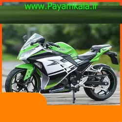 ماکت موتورسیکلت کاوازاکی نینجا (250 KAWASAKI NINJA)(AUTOMAXX 1:12) سبز
