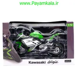ماکت موتورسیکلت کاوازاکی نینجا (250 KAWASAKI NINJA)(AUTOMAXX 1:12) سبز