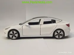 ماشین فلزی تسلا (TESLA MODEL3)(1:32) سفید